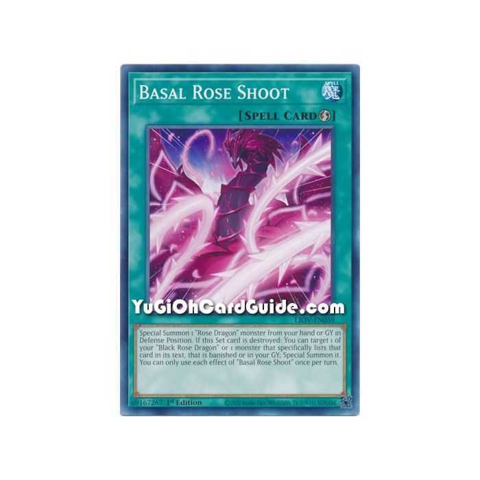 Basal Rose Shoot (Common) – Lightning Overdrive | Carta YUGIOH en México