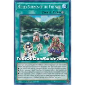 Hidden Springs of the Far East (Common) – Lightning Overdrive | Carta YUGIOH en México