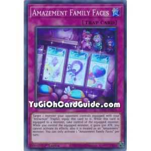 Amazement Family Faces (Super Rare) – Lightning Overdrive | Carta YUGIOH en México
