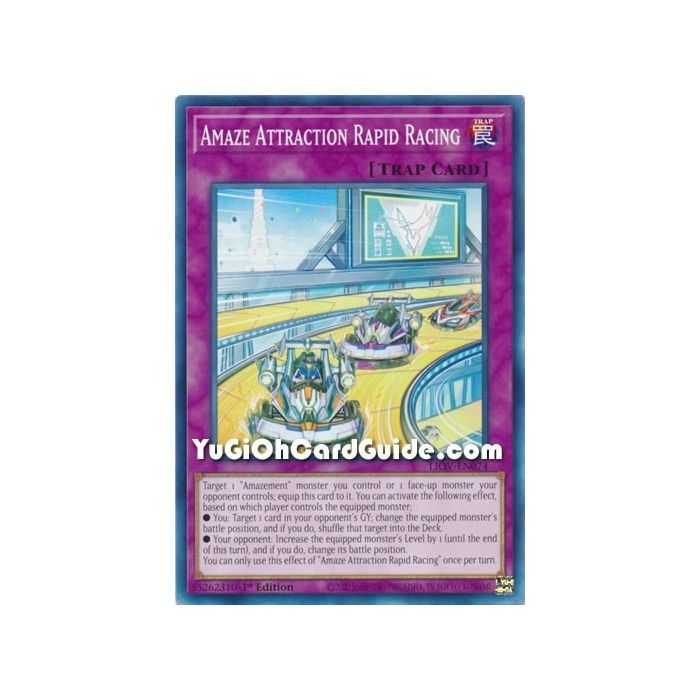 Amaze Attraction Rapid Racing (Common) – Lightning Overdrive | Carta YUGIOH en México