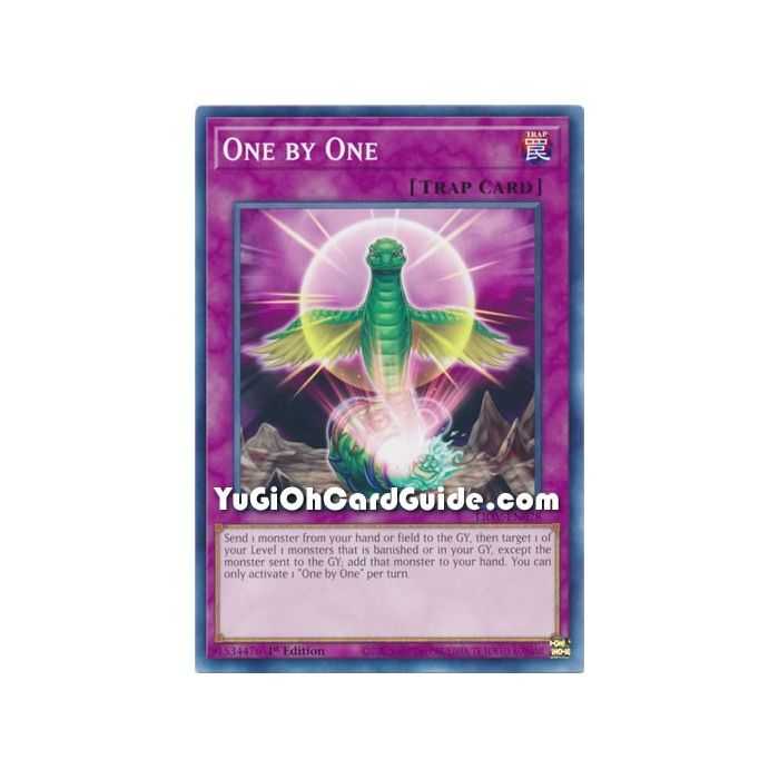 One by One  (Common) – Lightning Overdrive | Carta YUGIOH en México