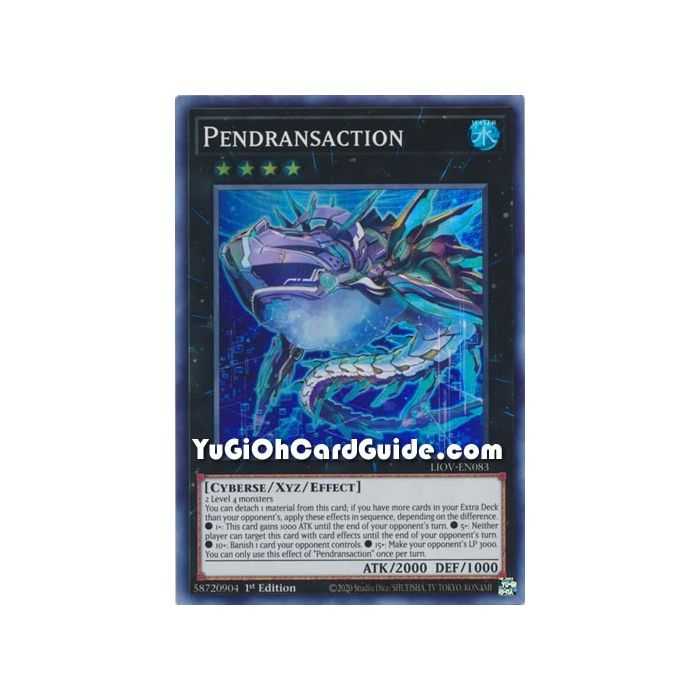 Pendransaction (Super Rare) – Lightning Overdrive | Carta YUGIOH en México