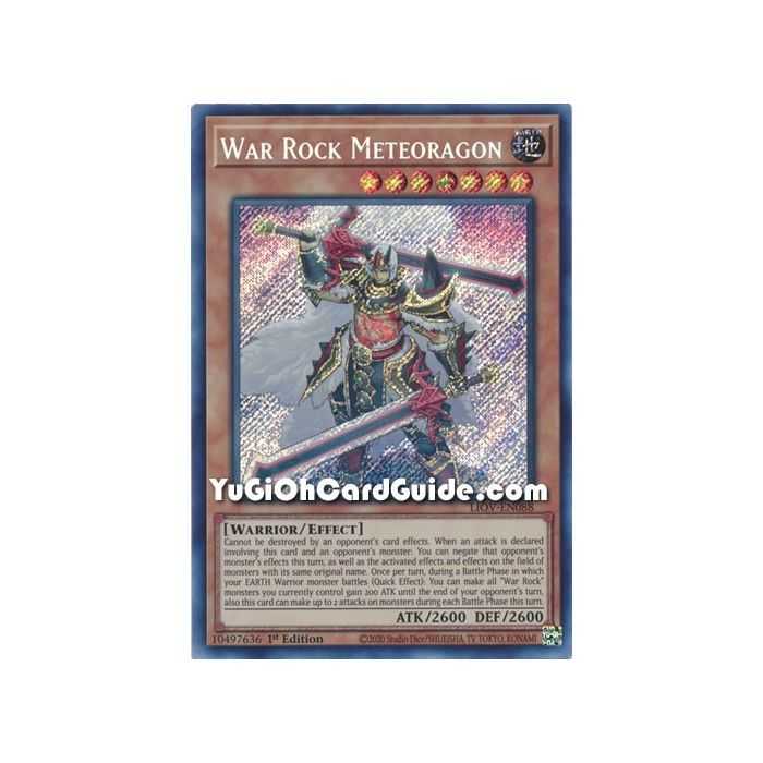 War Rock Meteoragon (Secret Rare) – Lightning Overdrive | Carta YUGIOH en México