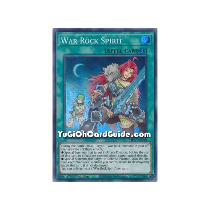War Rock Spirit (Super Rare) – Lightning Overdrive | Carta YUGIOH en México