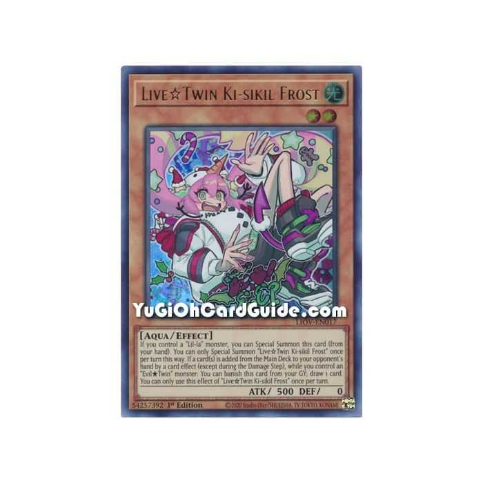 Live*Twin Ki-sikil Frost (Starlight Rare) – Lightning Overdrive | Carta YUGIOH en México