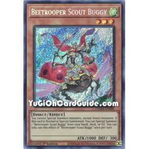 Beetrooper Scout Buggy (Secret Rare) – Dawn of Majesty | Carta YUGIOH en México