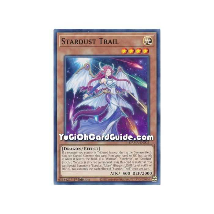 Stardust Trail (Common) – Dawn of Majesty | Carta YUGIOH en México