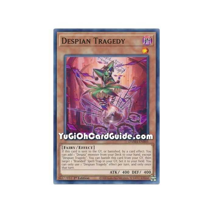 Despian Tragedy (Common) – Dawn of Majesty | Carta YUGIOH en México