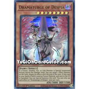 Dramaturge of Despia (Ultra Rare) – Dawn of Majesty | Carta YUGIOH en México