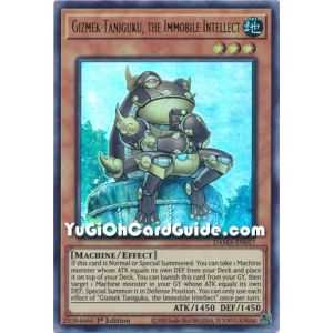 Gizmek Taniguku, the Immobile Intellect (Ultra Rare) – Dawn of Majesty | Carta YUGIOH en México