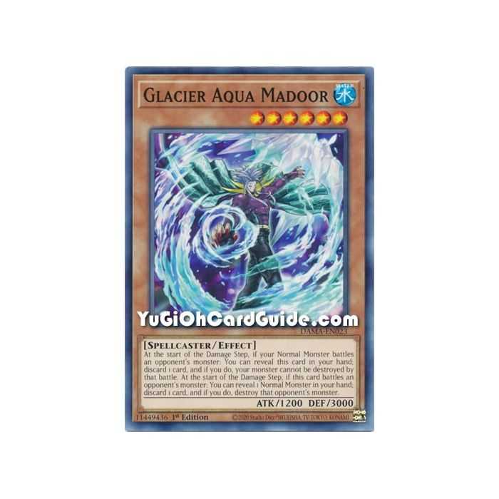 Glacier Aqua Madoor (Common) – Dawn of Majesty | Carta YUGIOH en México