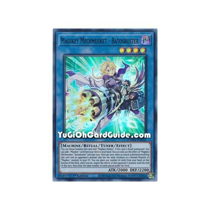 Magikey Mechmusket - Batosbuster (Super Rare) – Dawn of Majesty | Carta YUGIOH en México