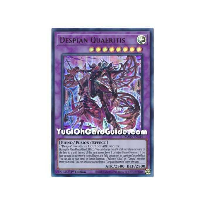 Despian Quaeritis (Ultra Rare) – Dawn of Majesty | Carta YUGIOH en México