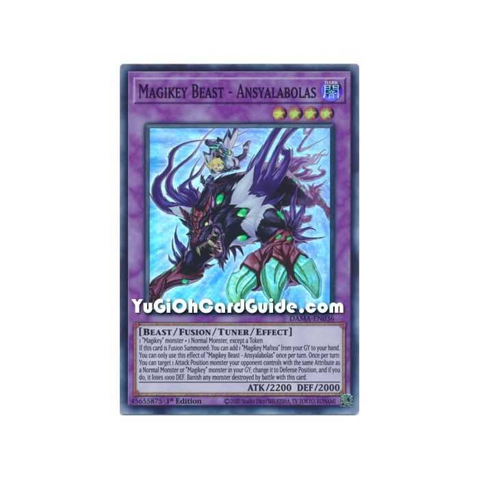 Magikey Beast - Ansyalabolas (Super Rare) – Dawn of Majesty | Carta YUGIOH en México