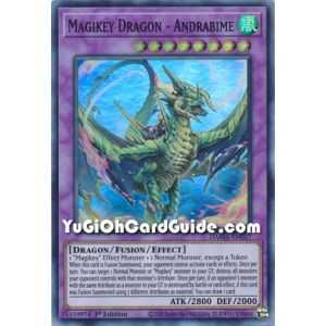 Magikey Dragon - Andrabime (Super Rare) – Dawn of Majesty | Carta YUGIOH en México