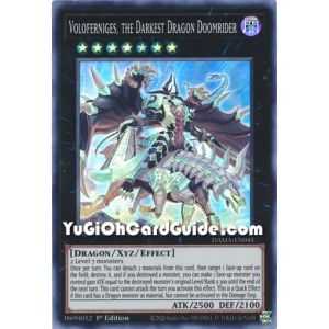 Voloferniges, the Darkest Dragon Doomrider (Super Rare) – Dawn of Majesty | Carta YUGIOH en México