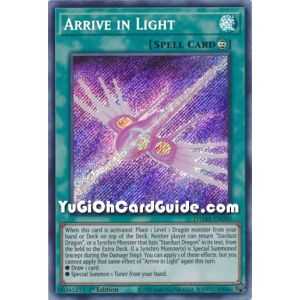 Arrive in Light (Secret Rare) – Dawn of Majesty | Carta YUGIOH en México