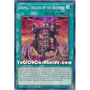 Despia, Theater of the Branded (Common) – Dawn of Majesty | Carta YUGIOH en México