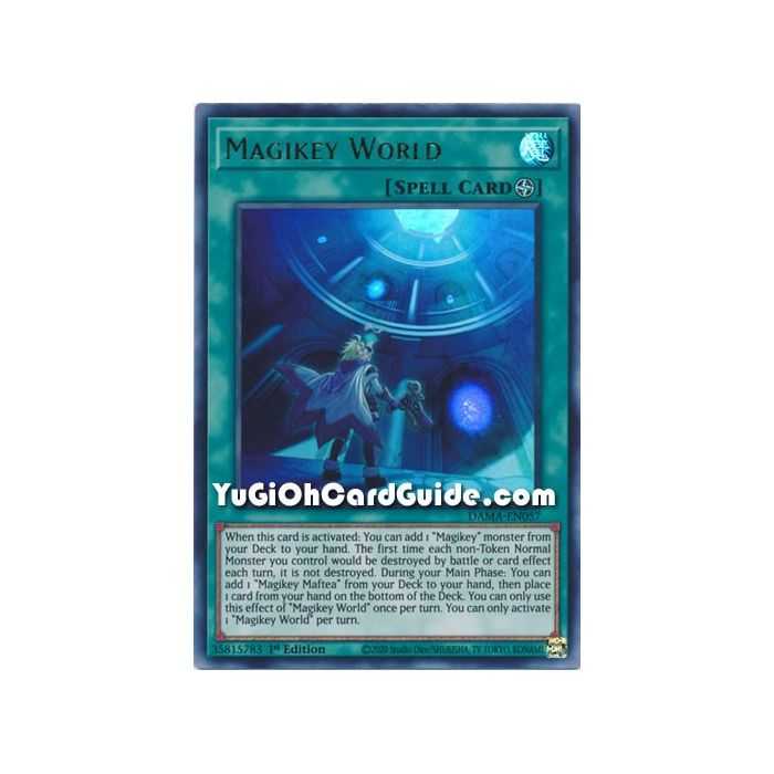 Magikey World (Ultra Rare) – Dawn of Majesty | Carta YUGIOH en México