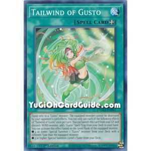 Talwind of Gusto (Common) – Dawn of Majesty | Carta YUGIOH en México