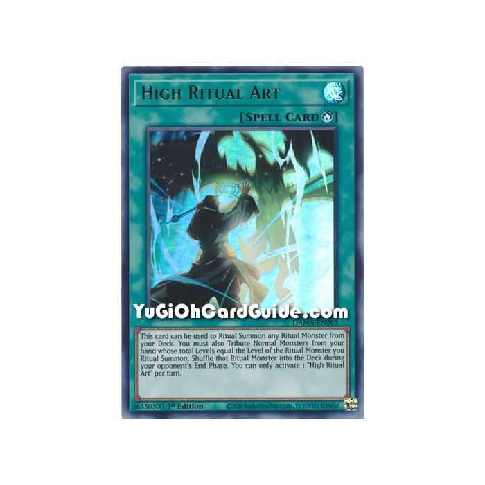 High Ritual Art (Ultra Rare) – Dawn of Majesty | Carta YUGIOH en México