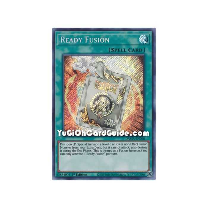 Ready Fusion (Secret Rare) – Dawn of Majesty | Carta YUGIOH en México