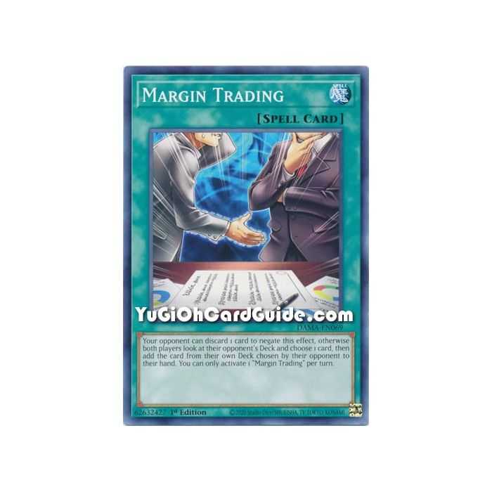 Margin Trading (Common) – Dawn of Majesty | Carta YUGIOH en México