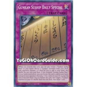 Gunkan Suship Daily Special (Common) – Dawn of Majesty | Carta YUGIOH en México