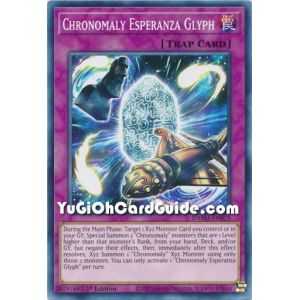 Chronomaly Esperanza Glyph (Common) – Dawn of Majesty | Carta YUGIOH en México