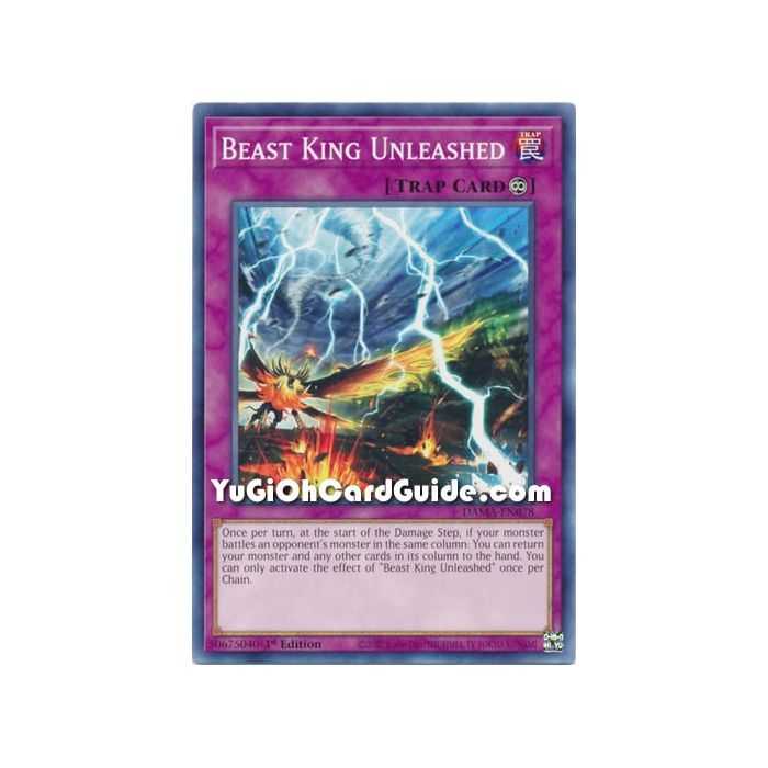 Beast King Unleashed (Common) – Dawn of Majesty | Carta YUGIOH en México