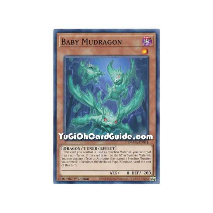 Baby Mudragon (Common) – Dawn of Majesty | Carta YUGIOH en México