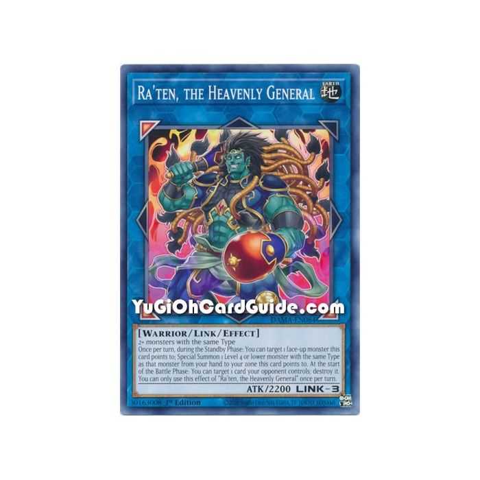 Ra'ten, the Heavenly General (Common) – Dawn of Majesty | Carta YUGIOH en México