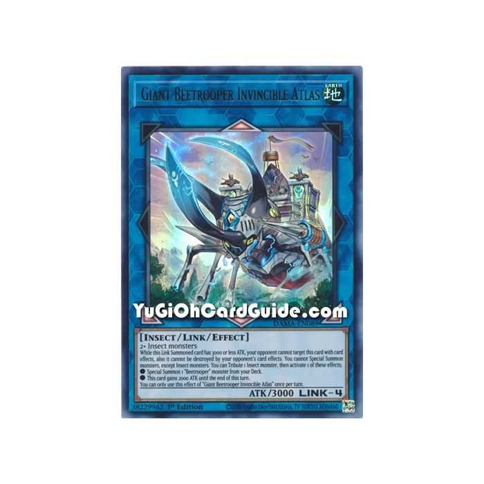 Giant Beetrooper Invincible Atlas (Ultra Rare) – Dawn of Majesty | Carta YUGIOH en México