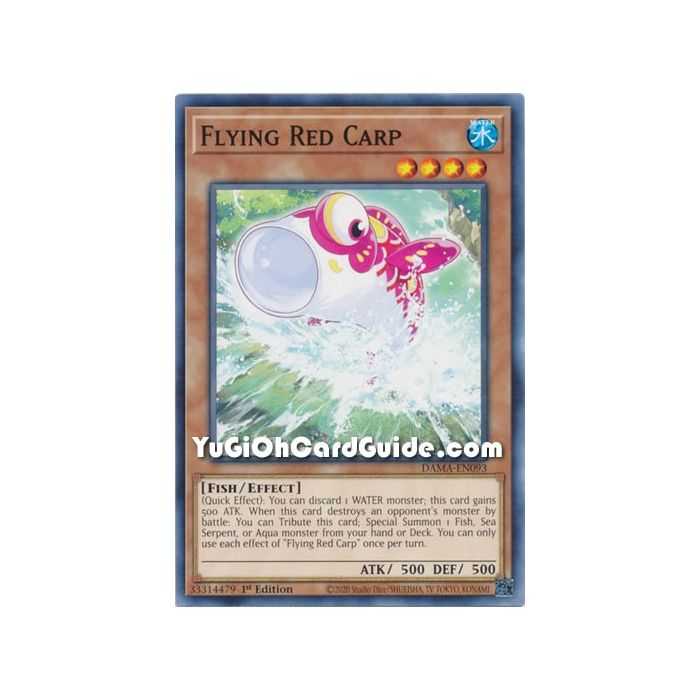 Flying Red Carp (Common) – Dawn of Majesty | Carta YUGIOH en México