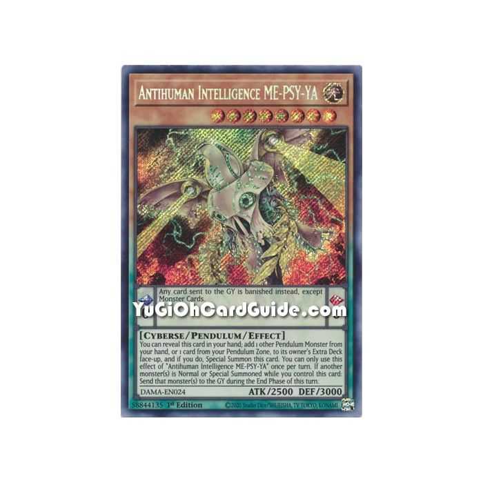 Antihuman Intelligence ME-PSY-YA (Starlight Rare) – Dawn of Majesty | Carta YUGIOH en México