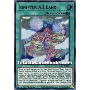 Ignister A.I.Land (Ultra Rare) – 2021 Tin of Ancient Battles | Carta YUGIOH en México