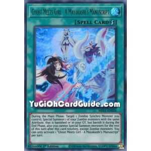 Ghost Meets Girl - A Mayakashi's Manuscript (Ultra Rare) – 2021 Tin of Ancient Battles | Carta YUGIOH en México