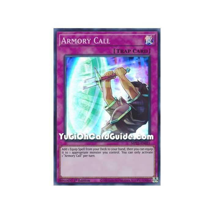 Armory Call (Super Rare) – 2021 Tin of Ancient Battles | Carta YUGIOH en México