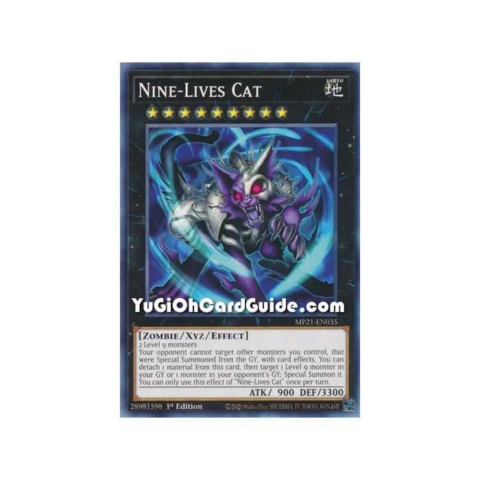 Nine-Lives Cat (Common) – 2021 Tin of Ancient Battles | Carta YUGIOH en México