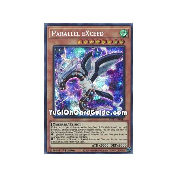 Parallel eXceed (Prismatic Secret Rare) – 2021 Tin of Ancient Battles | Carta YUGIOH en México