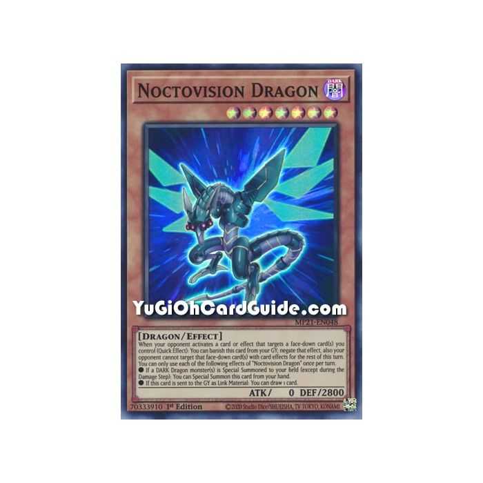 Noctovision Dragon (Super Rare) – 2021 Tin of Ancient Battles | Carta YUGIOH en México