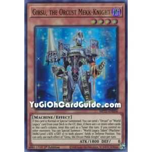 Girsu, the Orcust Mekk-Knight (Ultra Rare) – 2021 Tin of Ancient Battles | Carta YUGIOH en México