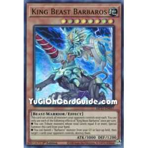 King Beast Barbaros (Ultra Rare) – 2021 Tin of Ancient Battles | Carta YUGIOH en México