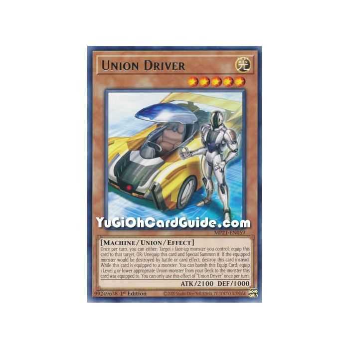 Union Driver (Rare) – 2021 Tin of Ancient Battles | Carta YUGIOH en México