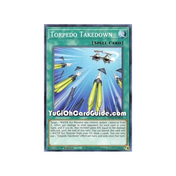 Torpedo Takedown (Common) – 2021 Tin of Ancient Battles | Carta YUGIOH en México