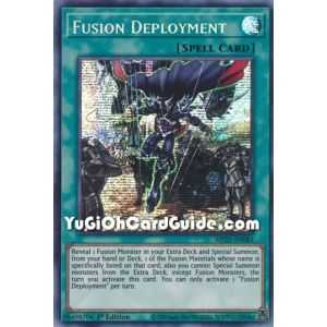 Fusion Deployment (Prismatic Secret Rare) – 2021 Tin of Ancient Battles | Carta YUGIOH en México