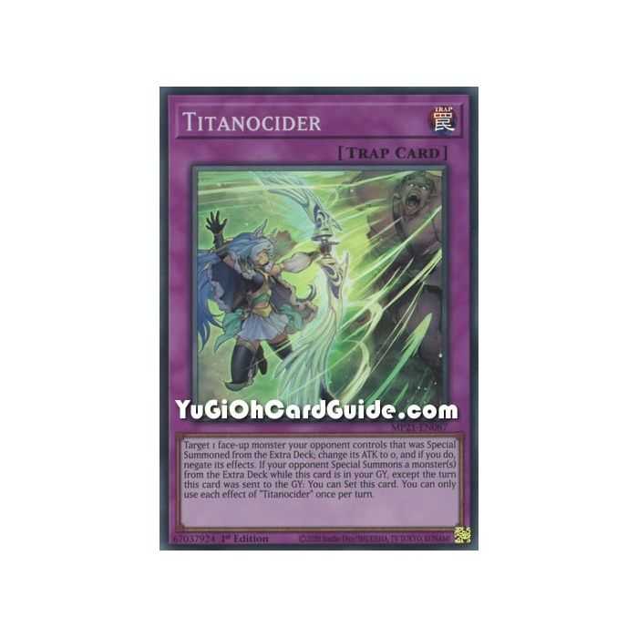 Titanocider (Super Rare) – 2021 Tin of Ancient Battles | Carta YUGIOH en México