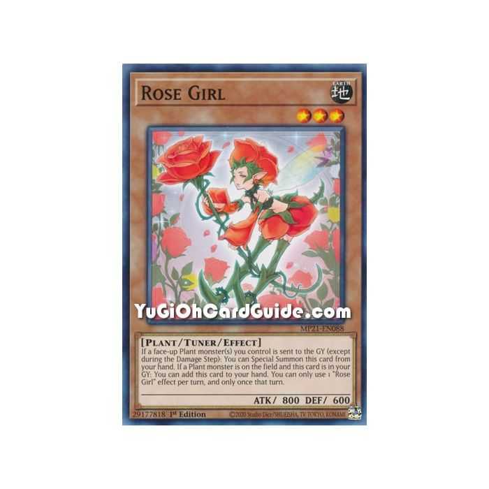 Rose Girl (Common) – 2021 Tin of Ancient Battles | Carta YUGIOH en México