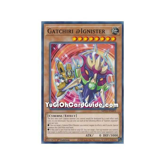 Gatchiri @Ignister (Common) – 2021 Tin of Ancient Battles | Carta YUGIOH en México