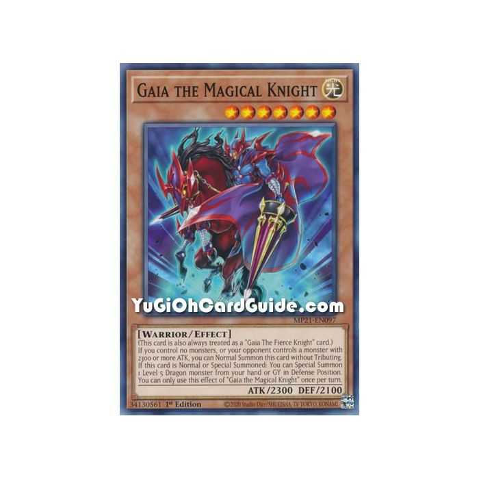 Gaia the Magical Knight (Common) – 2021 Tin of Ancient Battles | Carta YUGIOH en México